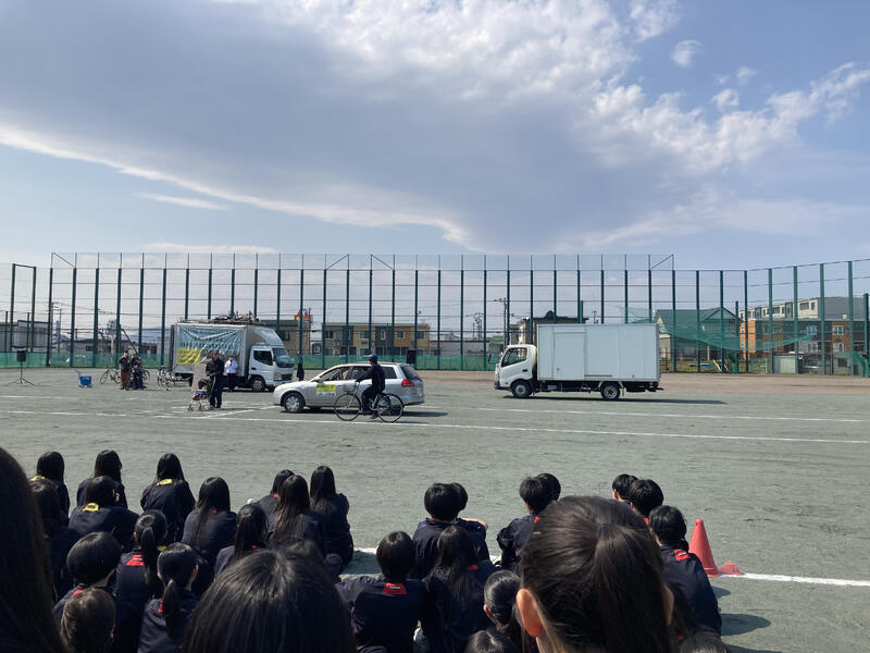 交通安全教室の風景